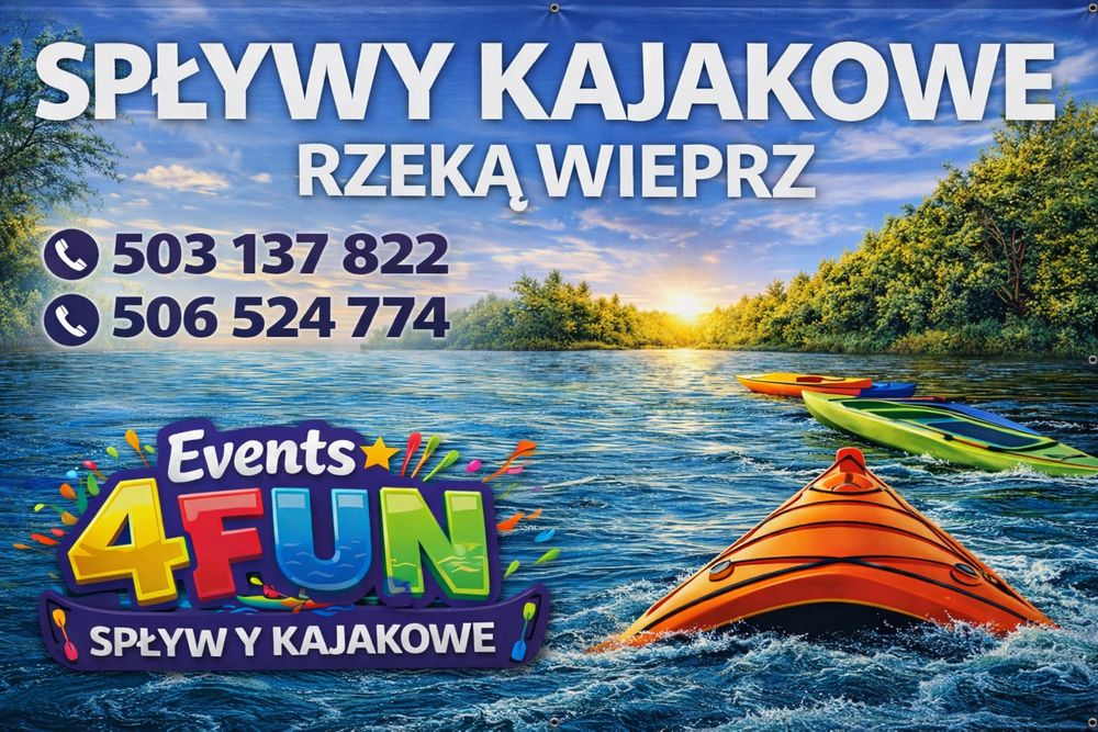 Spływy kajakowe Wieprzem