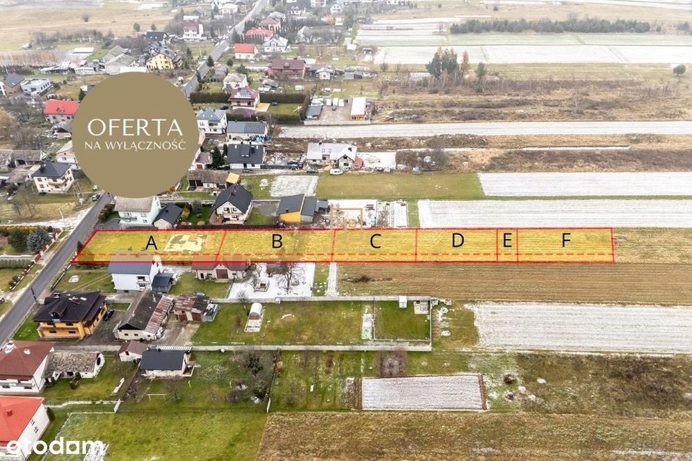 Działka budowlana w miejscowości Osiek