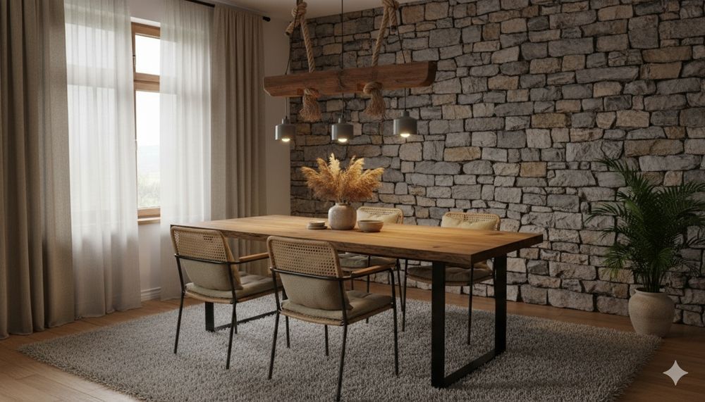 Rustykalna Lampa ze Starej Belki // LOFT