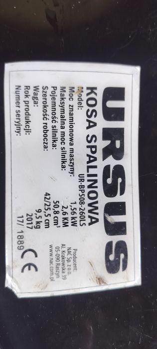 Kosa spalinowa ursus