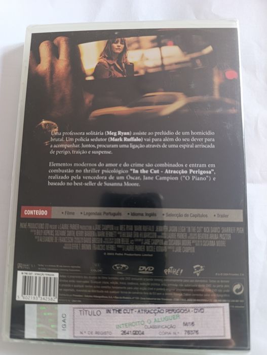 DVD - In the Cut (Atração Perigosa)
