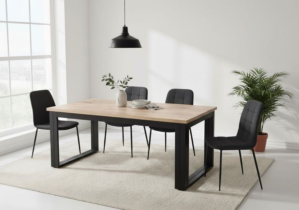 DUŻY RODZINNY STÓŁ LOFT XXL Metalowe Nogi, dowolny wymiar i kolor