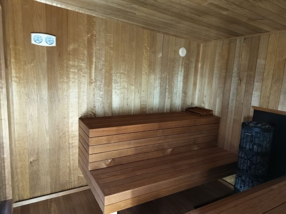 Sauna ogrodowa 3,0x7,0 plus miejsce na balie 3,0x3,0