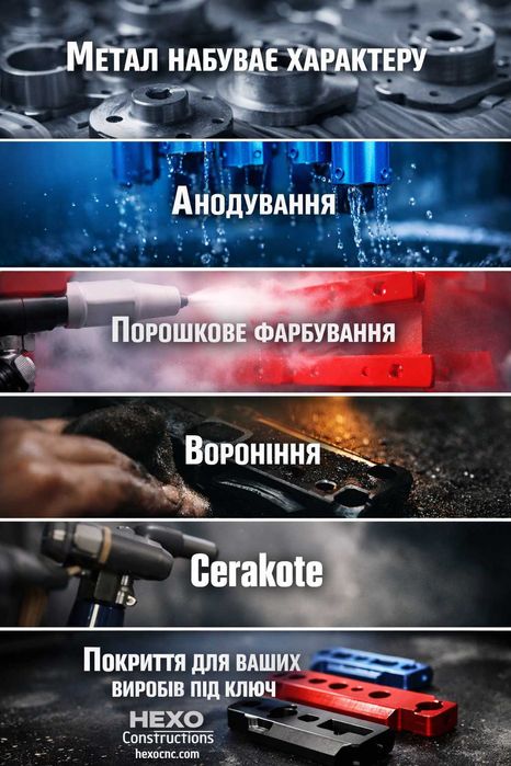 Анодування алюмінію | HEXО