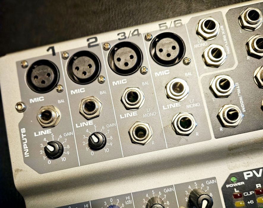 Mikser audio Peavey PV6 w idealnym stanie