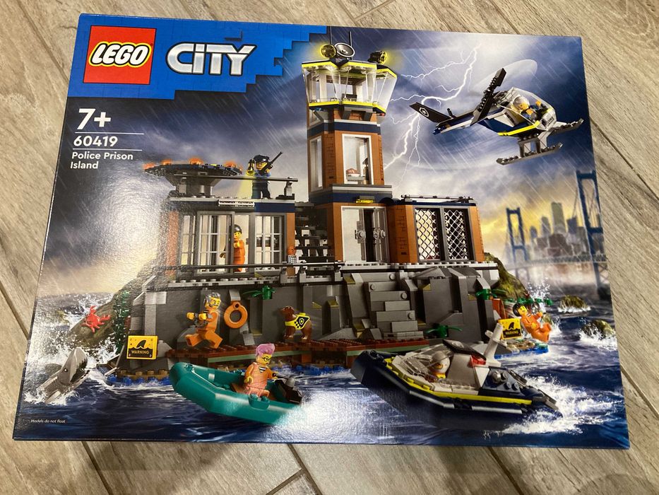 LEGO City 60419 - Policja z Więziennej Wyspy, Nowe Tylko Odbiór