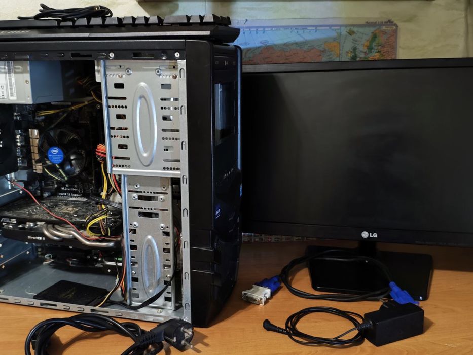 Домашний компьютер + монитор LG