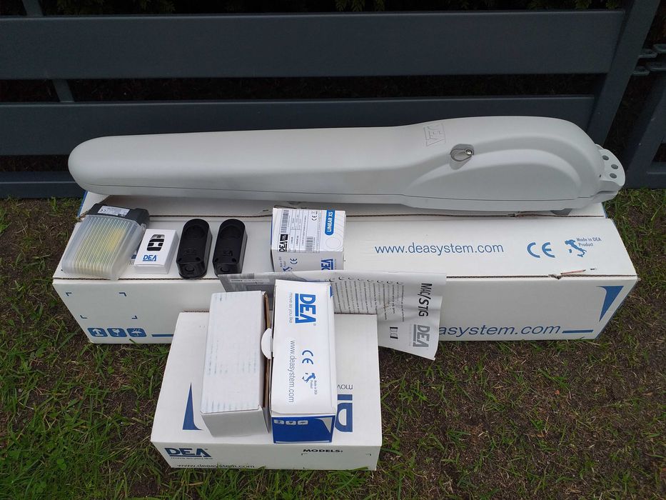 Nowa brama wjazdowa dwuskrzydłowa antracyt