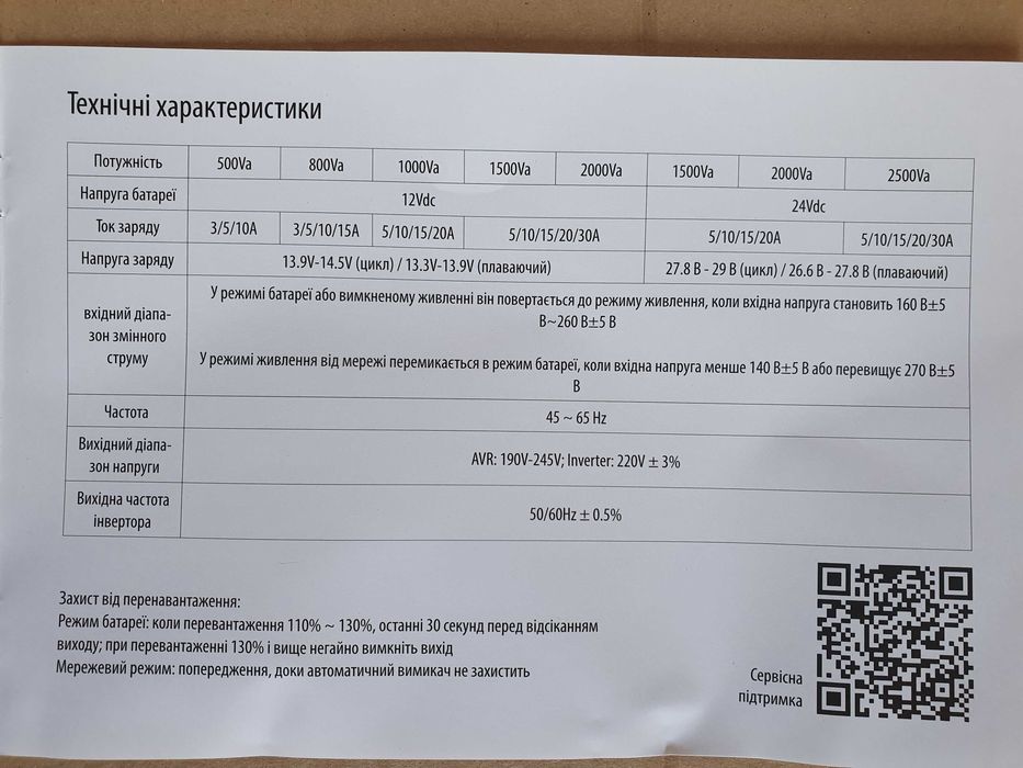 источник бесперебойного питания ИБП Europower EP-MPS-2000/12 (1200 Вт)