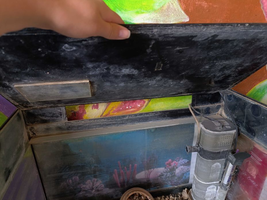 Аквариум 90 литров + фильтр + обогреватель