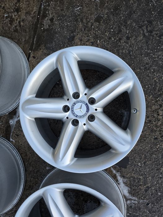 Alufelgi Mercedes 5x112 8,5j x 17 " cali et 35 oryginalne sl R230 w230