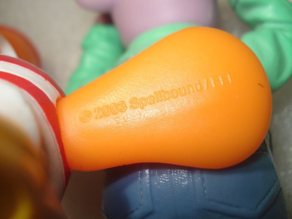 3 figuras originais da banda desenhada koala, marca spellbound 2003