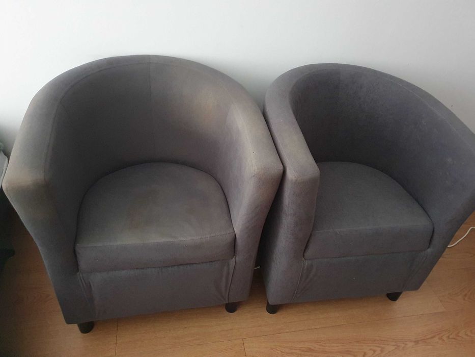 Fotele w kolorze grafitowym