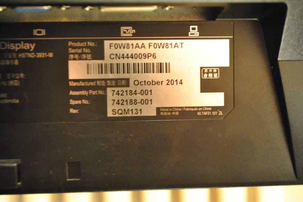 Monitor HP 24 100% sprawny