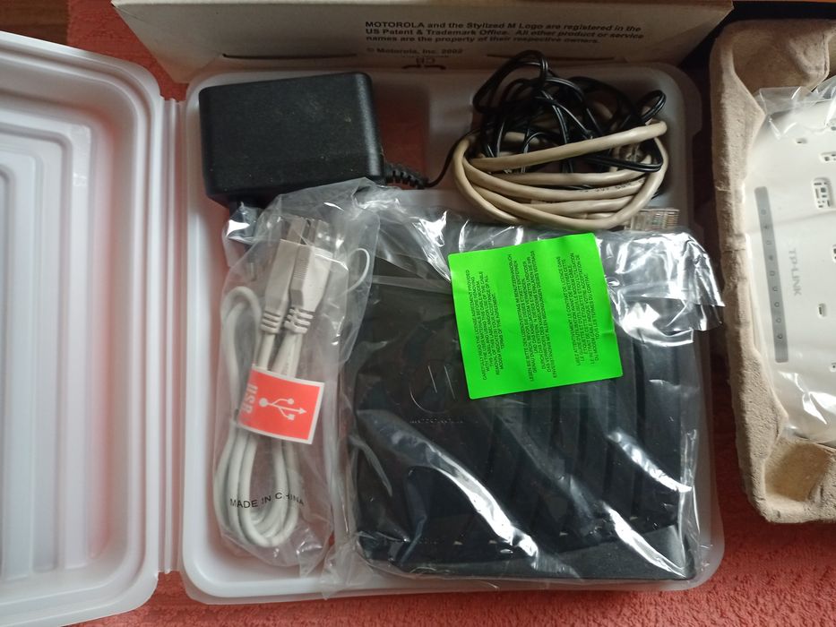 Modem Router wifi kablowy TP-Link Motorola Skype