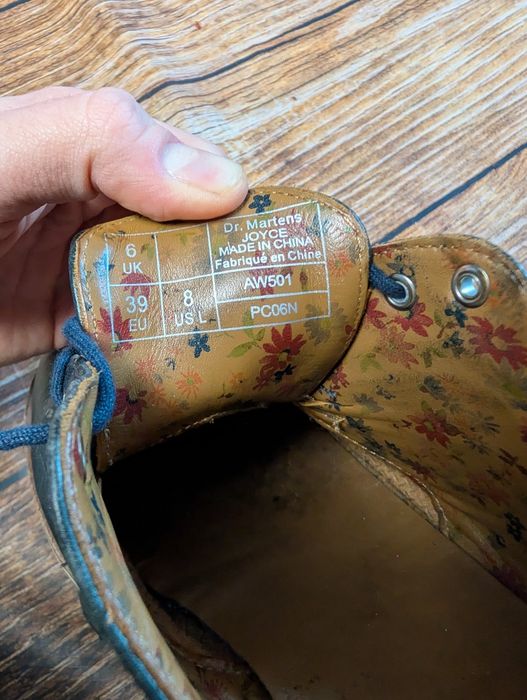 Czarne buty skórzane Oksfordy dr Martens leather boots