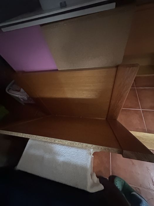 Cama com gavetão alpendre com prateleiras