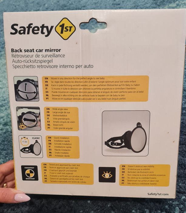 Espelho retrovisor bebe