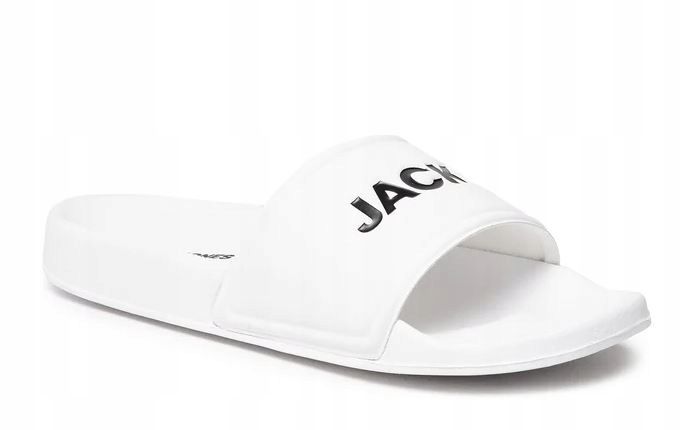 Jack jones męskie białe klapki wsuwane 41 1żbh