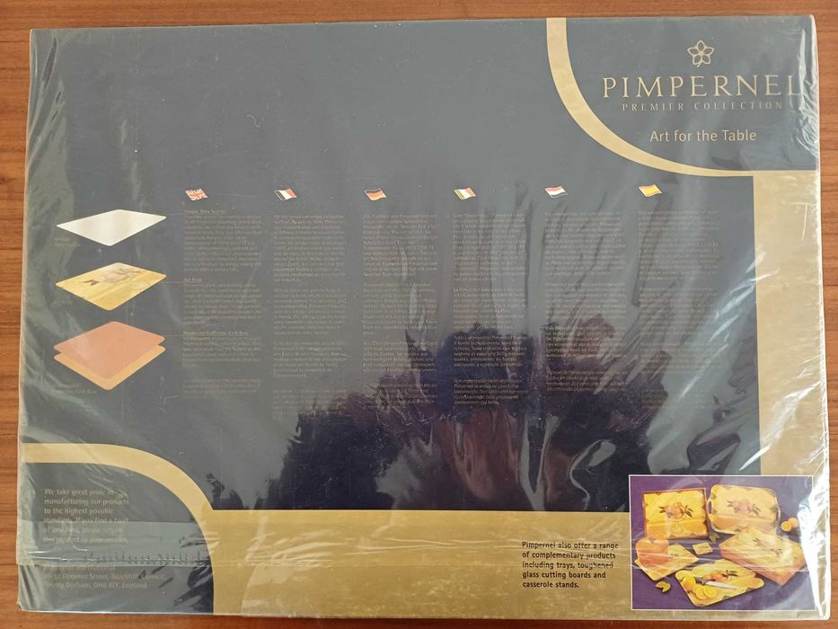 4 tábuas de alta qualidade e ainda na caixa