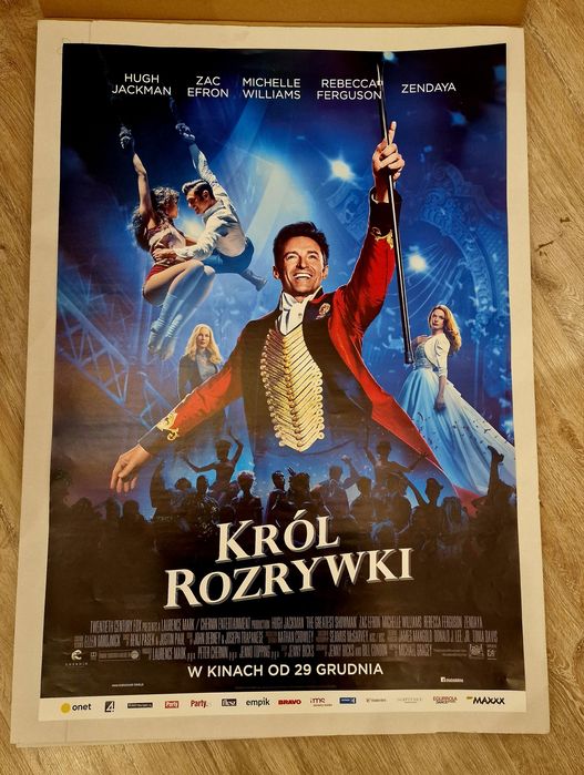 Plakat filmowy duży B1 - Król Rozrywki