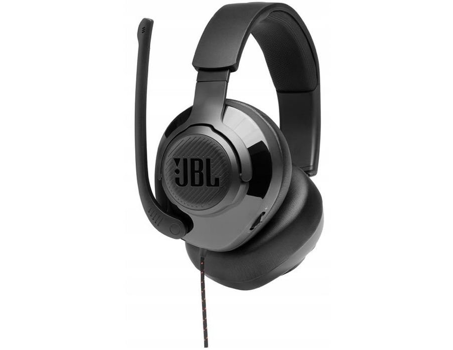 Słuchawki wokółuszne JBL Quantum 200 czarne.POWYSTAWOWE