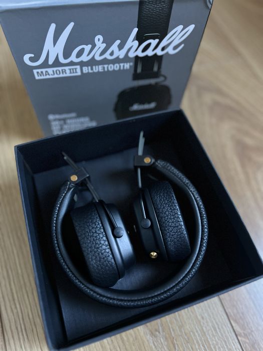 Навушники безпровідні Marshall 3 Bluetooth чорні, коричневі