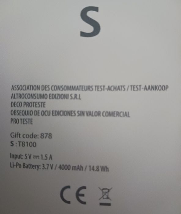 Tablet - ROM 1GB - RAM 16GB