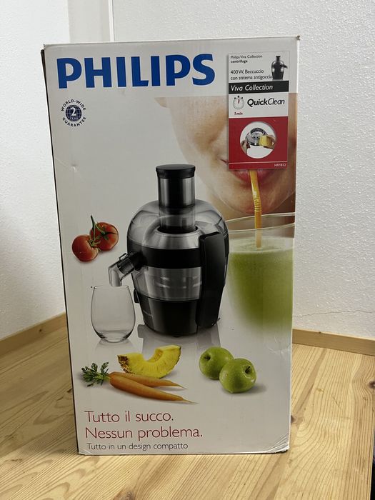 Espremedor (centrifugadora) fruta Phillips Viva Collection HR1832