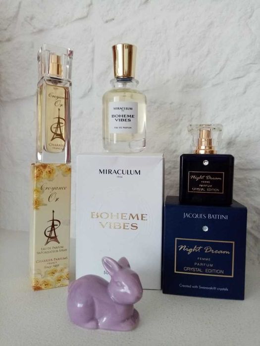 Perfumy zestaw:   Charrier Parfums,  Miraculum,  Jacques Battini