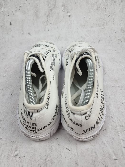 Trampki Męskie Calvin Klein Ck 43 buty sportowe wyjściowe Białe