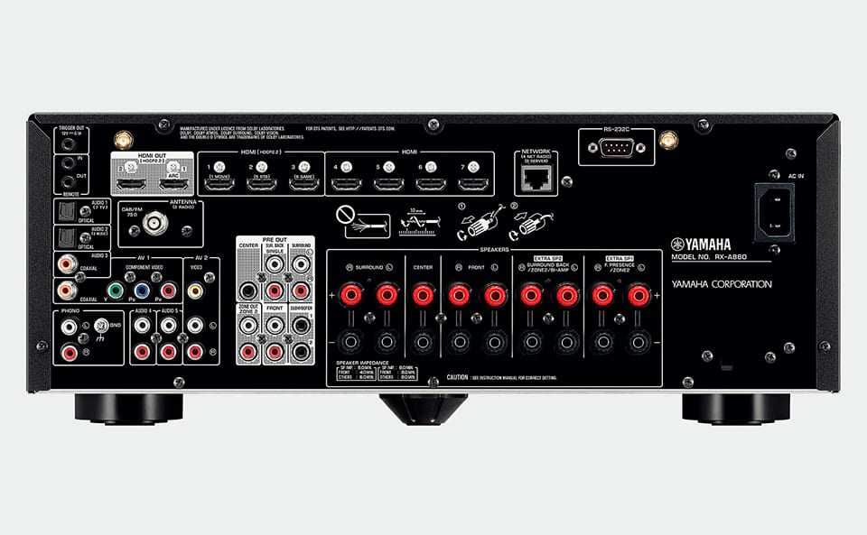 Amplituner Yamaha RX-A 880 Dolby Atmos 4K 7.2 MusicCast - super stan !