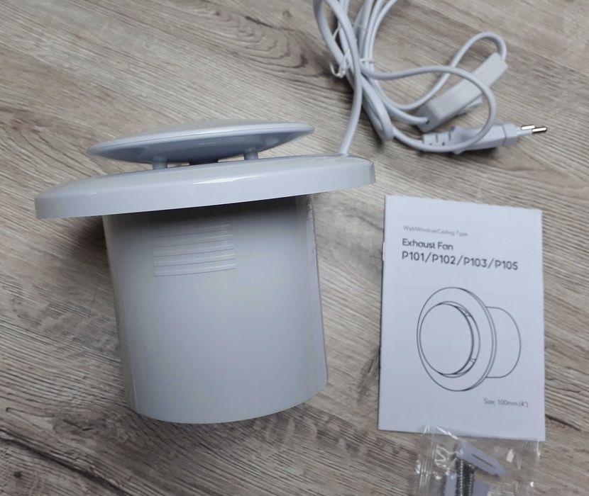 Wentylator łazienkowy 100 mm z wyłącznikiem