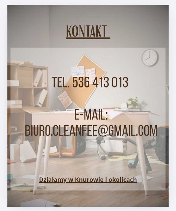 Sprzątanie biur i lokali