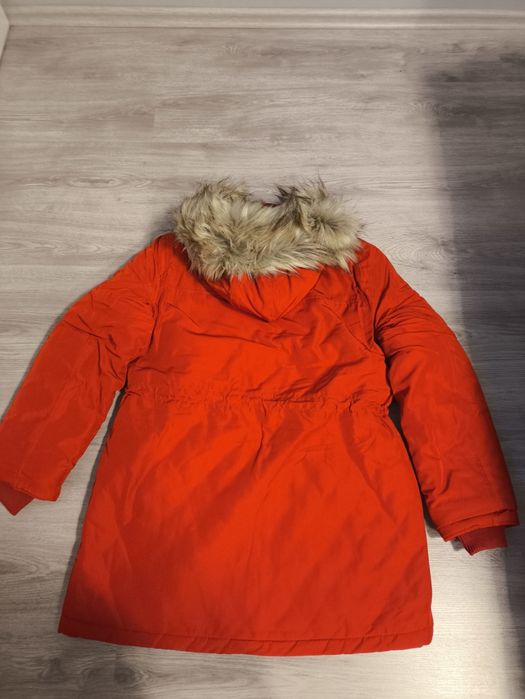 Kurtka puchowa zimowa damska , Płaszcz Parka rozmiar 36 S