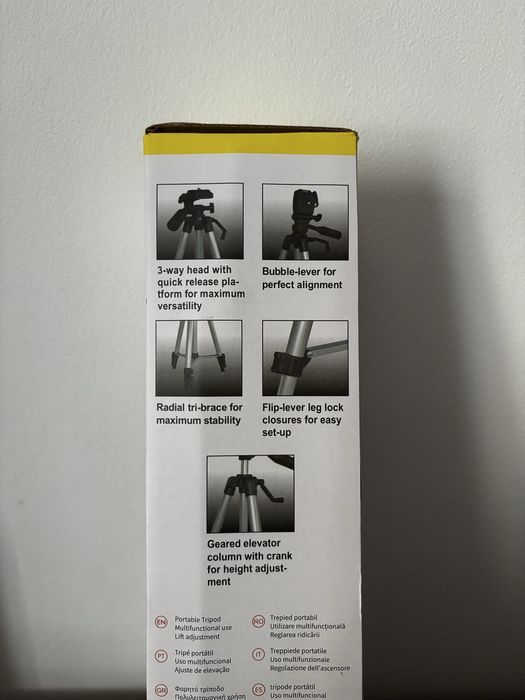 Tripé Profissional Portatil Andowl