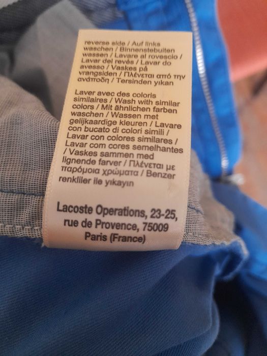 LACOSTE spodnie krotkie meskie 70zl