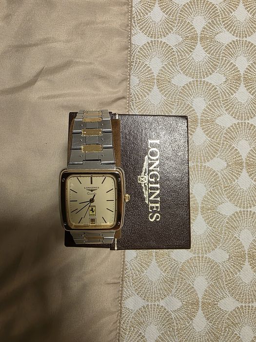 Relogio homem da Longines com logotipo da FERRARI.