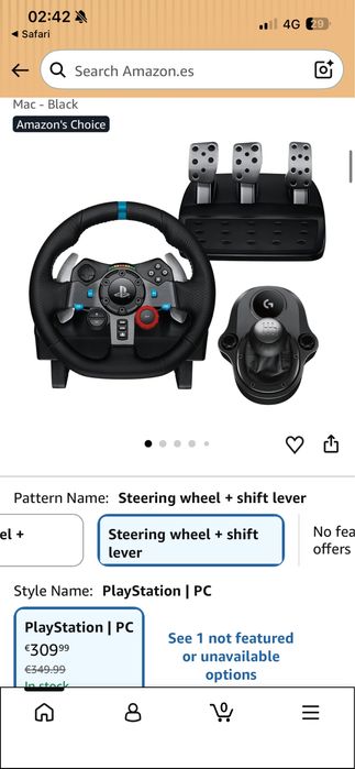 Volante G29 + Pedais + Shifter