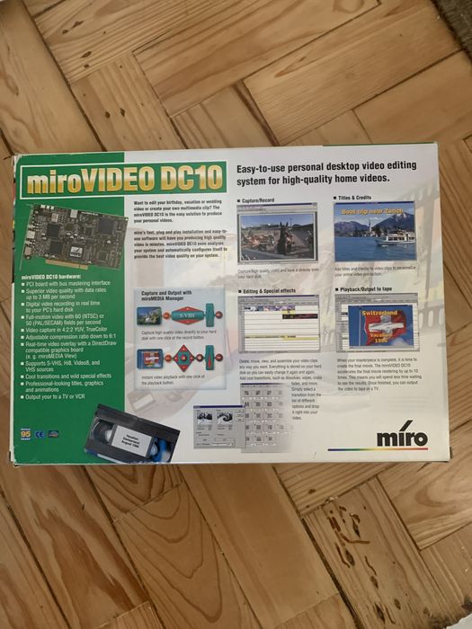 Digital video editing MiroVideo DC10