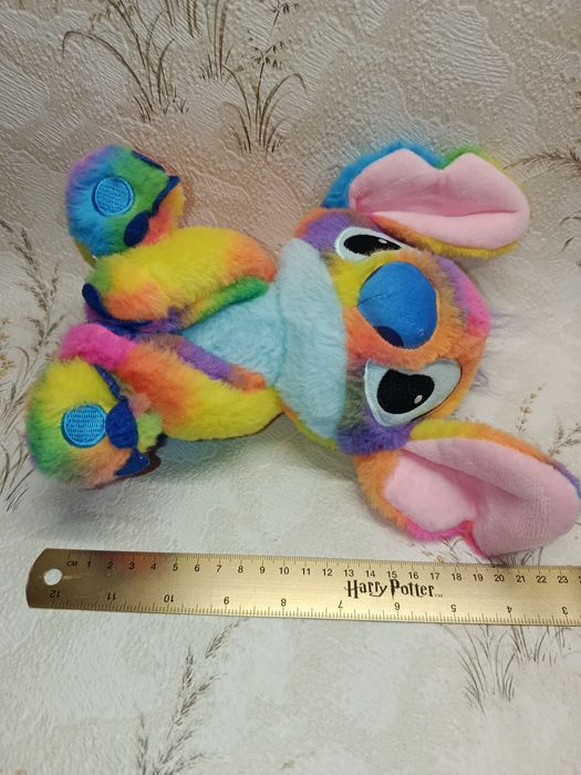 Мягкая игрушка радужный Стич Stitch Лило и Стич