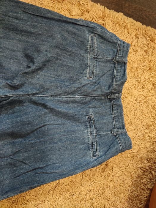 Стильні широкі  джинси bershka. Джынсы палаццо.Сині джинси кльош