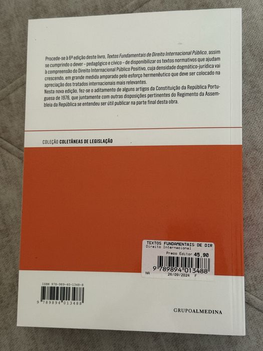 Textos fundamentais do direito internacional público