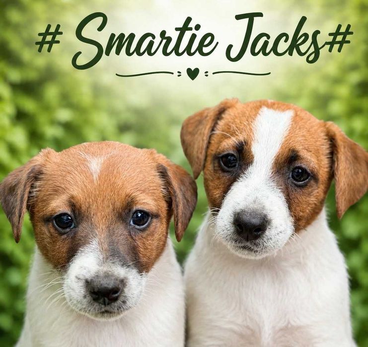 Jack Russell Terrier suczka z lewej rodowód # KENNEL CLUB # rodzice FCI/ZKwP