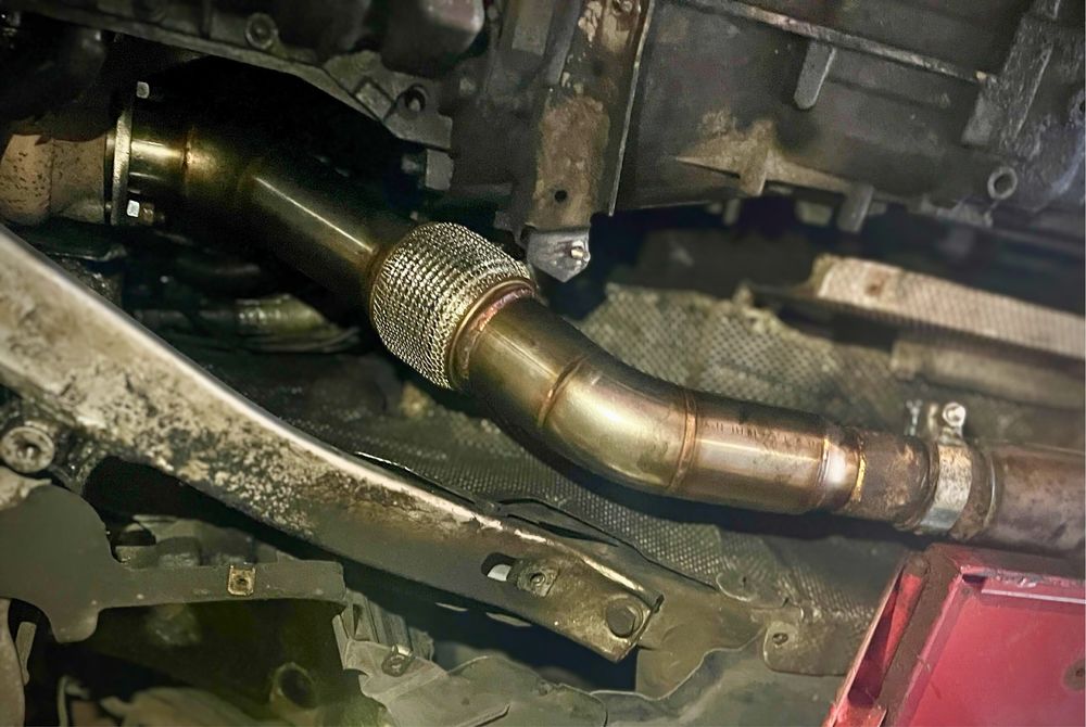 Downpipe BMW e60 e61 3” M57n 177km 218km przelift 525d 530d euro 3 4