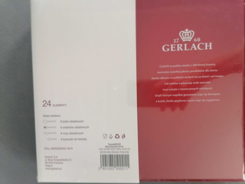 Gerlach TUNEA Sztućce (nowe)
