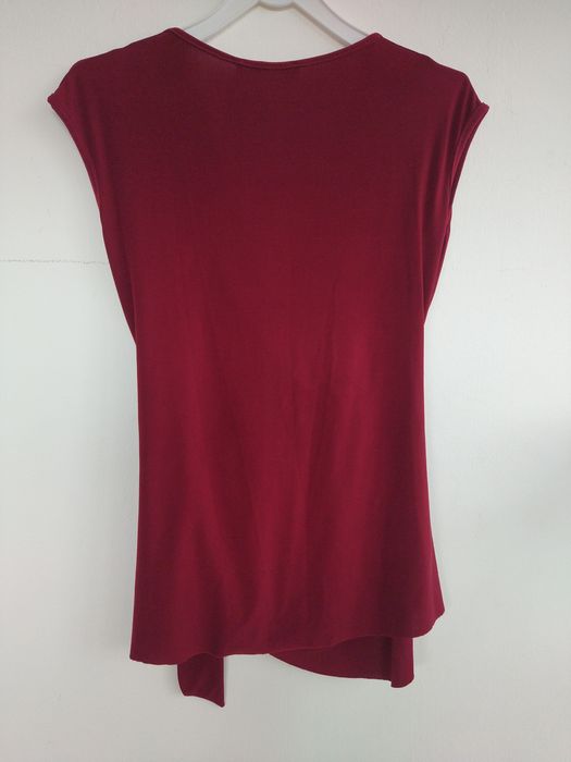 Blusa / Top bordeaux cruzada, elegante - Shop One - Tamanho S