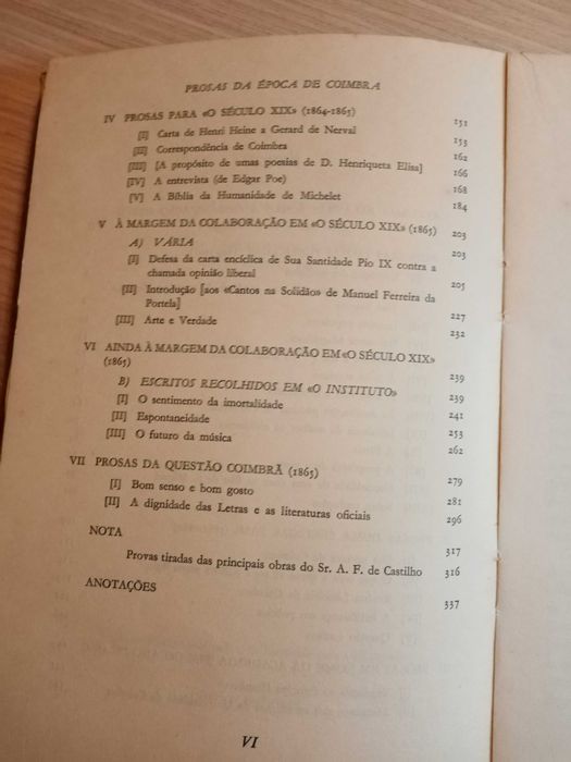 Antero de Quental, Prosas da Época de Coimbra