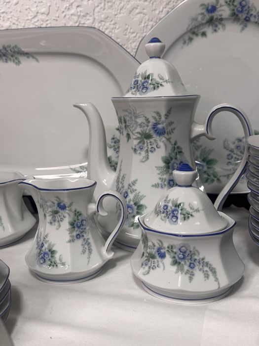 Порцеляновий новий сервіз Winterling, квітковий, білий,столовий сервіз