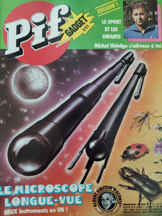 Оригінальний журнал коміксів PIF (ПІФ) французькою мовою.